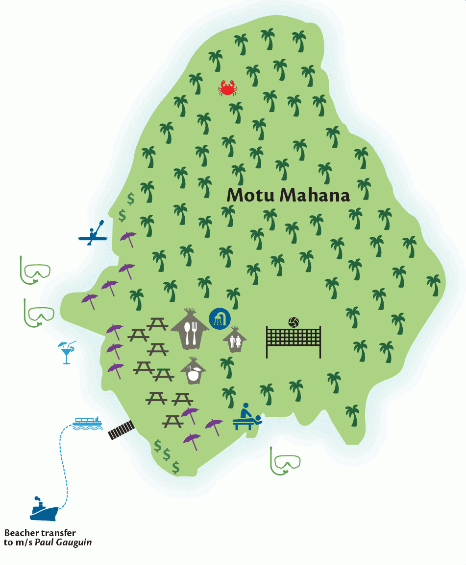 Tahaa Society Island Paul Gauguin Cruises By Cloudblue Travel